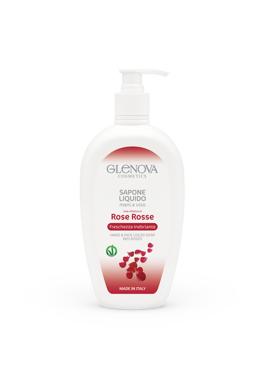 SAPONE LIQUIDO MANI E VISO ROSE ROSSE 500ML
